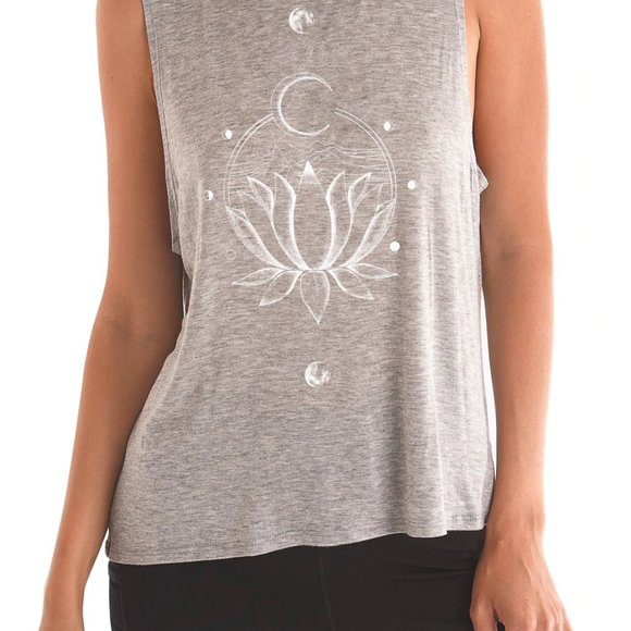 Lotus Flower Crop Tee - Picture 1 of 1